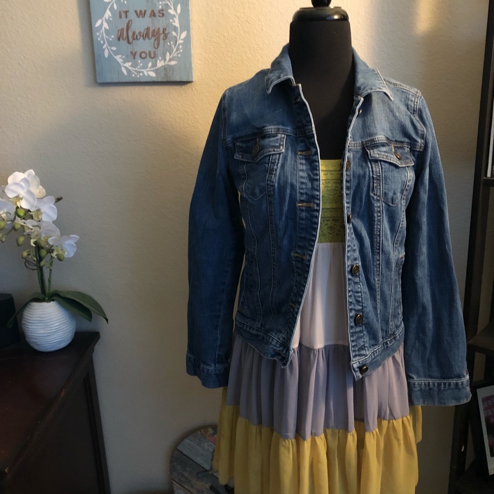 Tommy Hilfiger jean jacket y2k